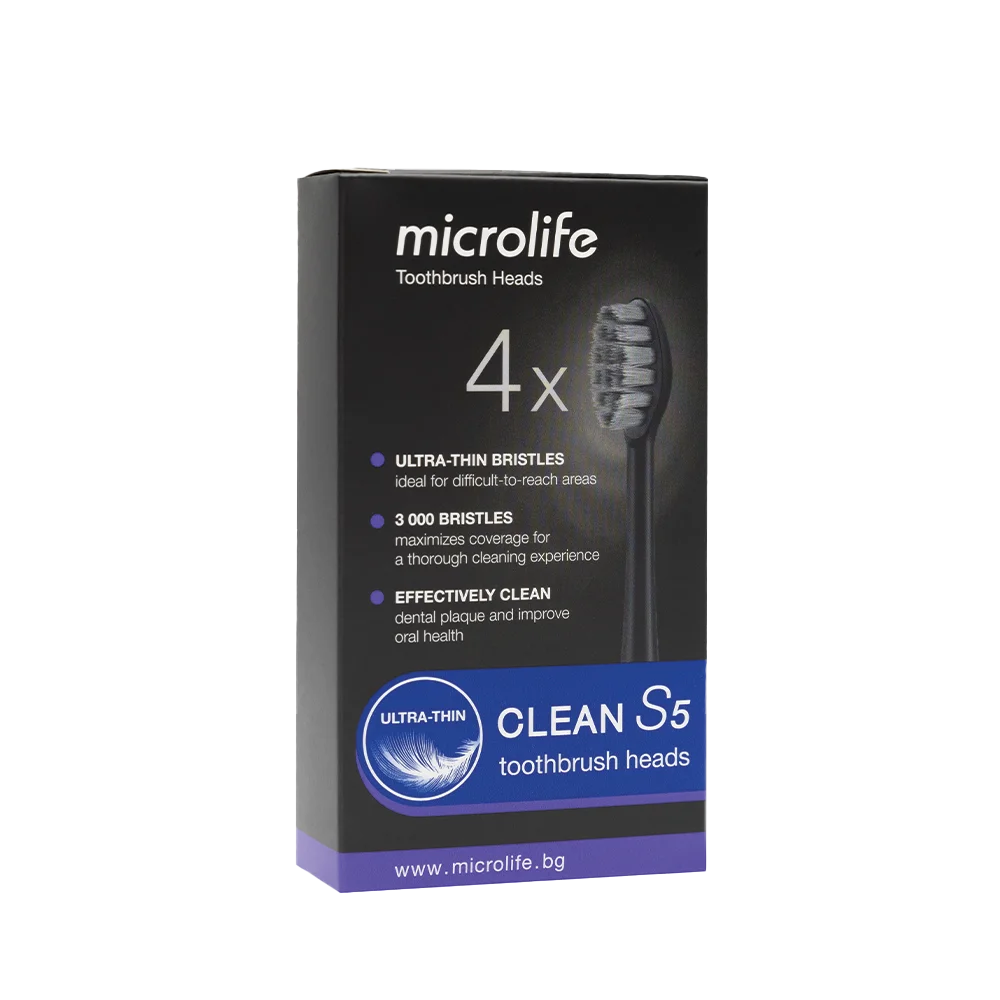 Глави за звукова електрическа четка за зъби Microlife Clean S5 Soft
