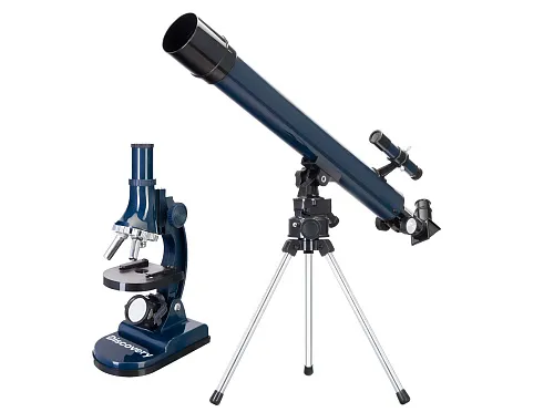 Комплект Levenhuk Discovery Scope 2 с книга