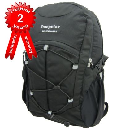 Градска раница с 2 г. гаранция ONEPOLAR, Черна /PO158304/