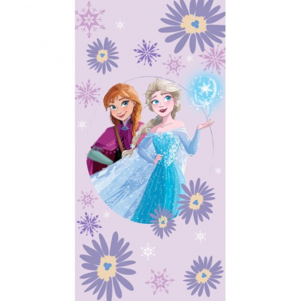 Плажна хавлиена кърпа Frozen Flowers