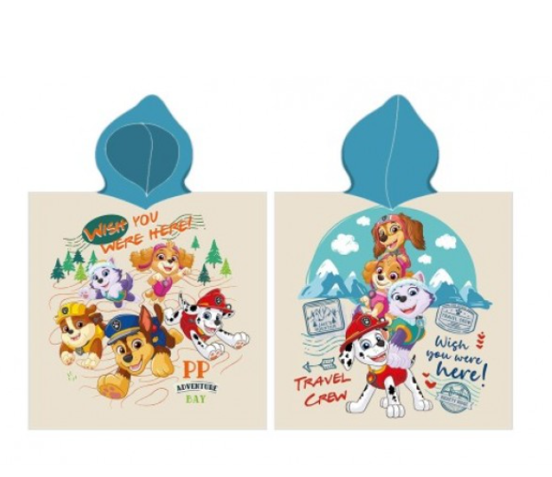 Детско плажно пончо Paw Patrol Adventure Bay
