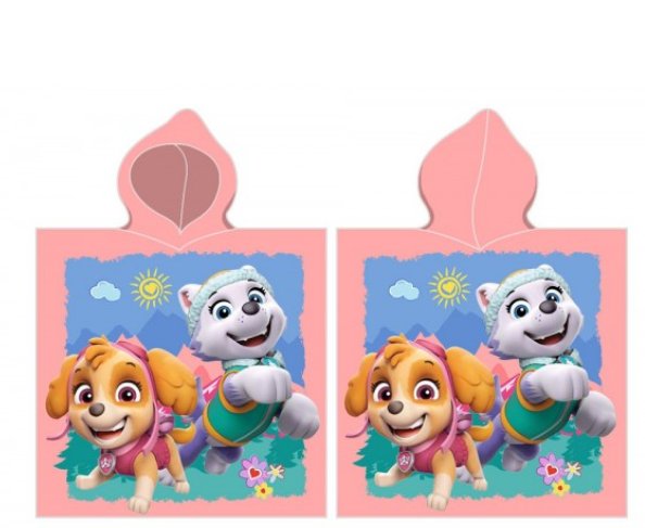 Плажно пончо Paw Patrol Pink